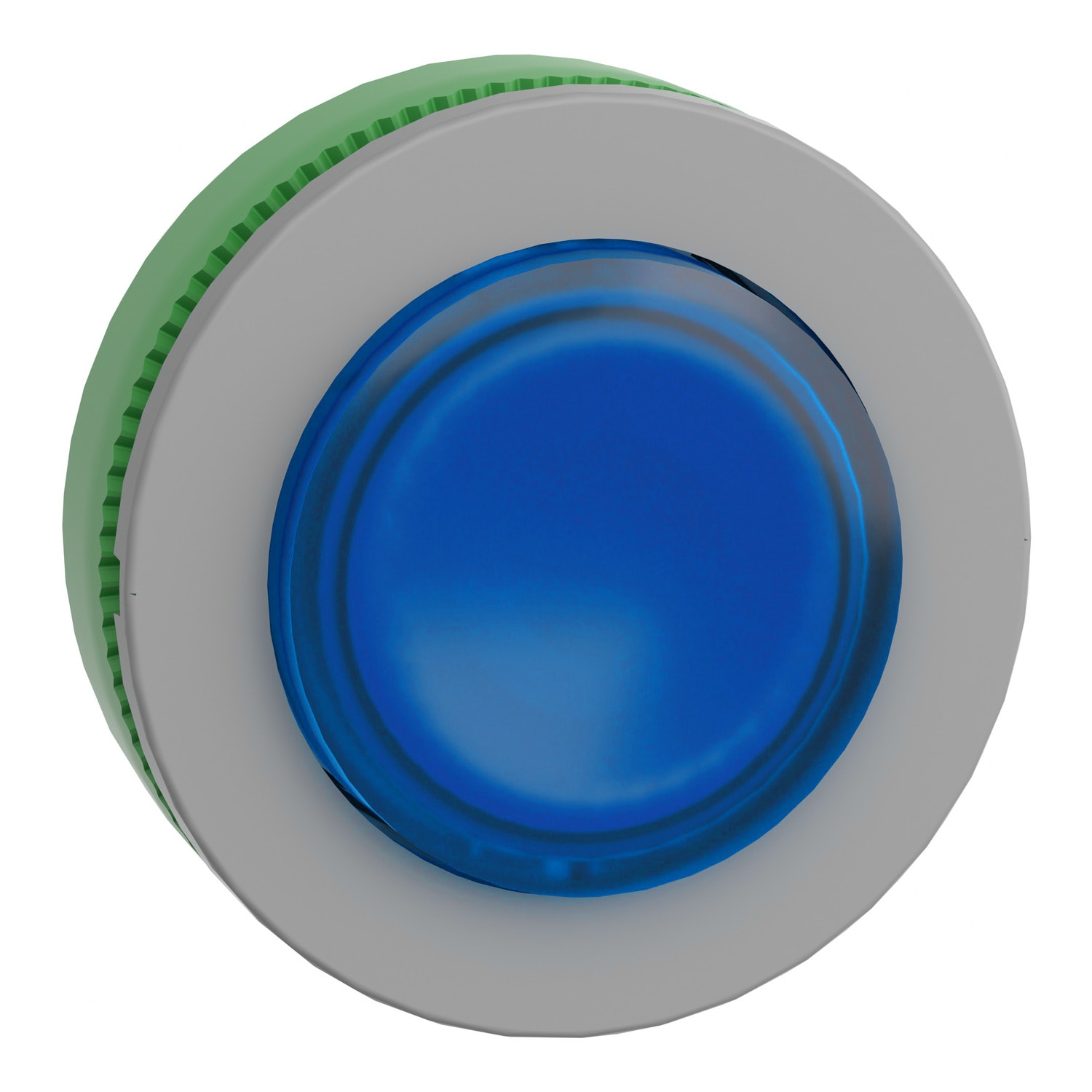 SCHNEIDER ELECTRIC - SNRZB5FW163C0 TESTA PULS.LUM. BLU A FILO GRIGIO