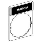 SCHNEIDER ELECTRIC - SNRZBY2603 PORTA ETICHETTA+ETICHETTA MARCIA