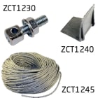 TEKNOMEGA SRL TKGZCT1245 GUAINA IN PVC X GAMMA SILVER E YELLOW