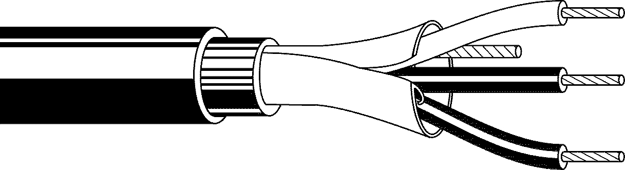 ITC INDUSTRIA TECNIC - ITCIZ47D IZ 4X0.22+2X0.75 D.G. PE NERO
