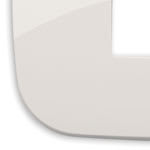 VIMAR SPA - VIW19696.83 Placca Round 1MP avorio