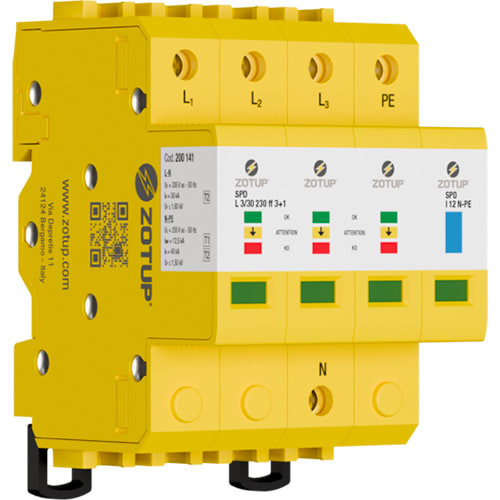 ZOTUP SRL ZOT200141 L 3/30 230 FF 3+1 SPD TIPO 2 IN 30 KA