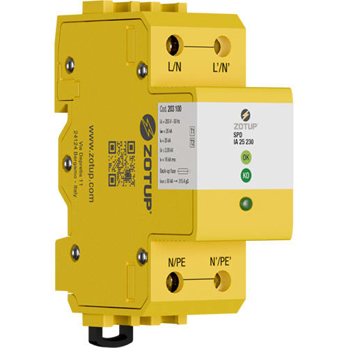 ZOTUP SRL ZOT203100 IA 25 230 SPD T1 E T2 IIMP E IN 25 KA TT