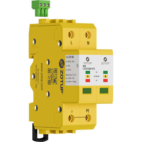 ZOTUP SRL ZOT212120 L 2/10 230 T FF 2 SPD TIPO 2 IN 10 KA TN