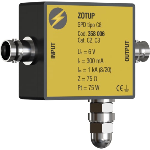 ZOTUP SRL ZOT358006 C 6 SPD COAX CONNETTORE BNC 75 OHM