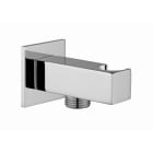 RUBINETTERIA PAFFONI - PFFZSUP032CR PRESA ACQUA QUADRA CON SUPP. CON VALVOLA