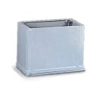 CONCHIGLIA - CON073551012 Serie CVT-CVN - Sopralzo per armadio in vetroresina, senza serratura, dim. 546x550x424 mm (BxAxP)