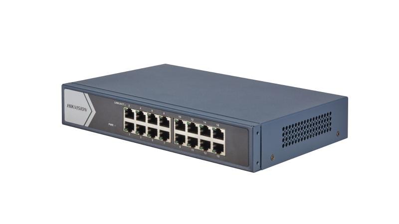 HIKVISION ITALY SRL HIK301801289 DS-3E0516-E SWITCH GIGABIT UNMAN 16 PORT
