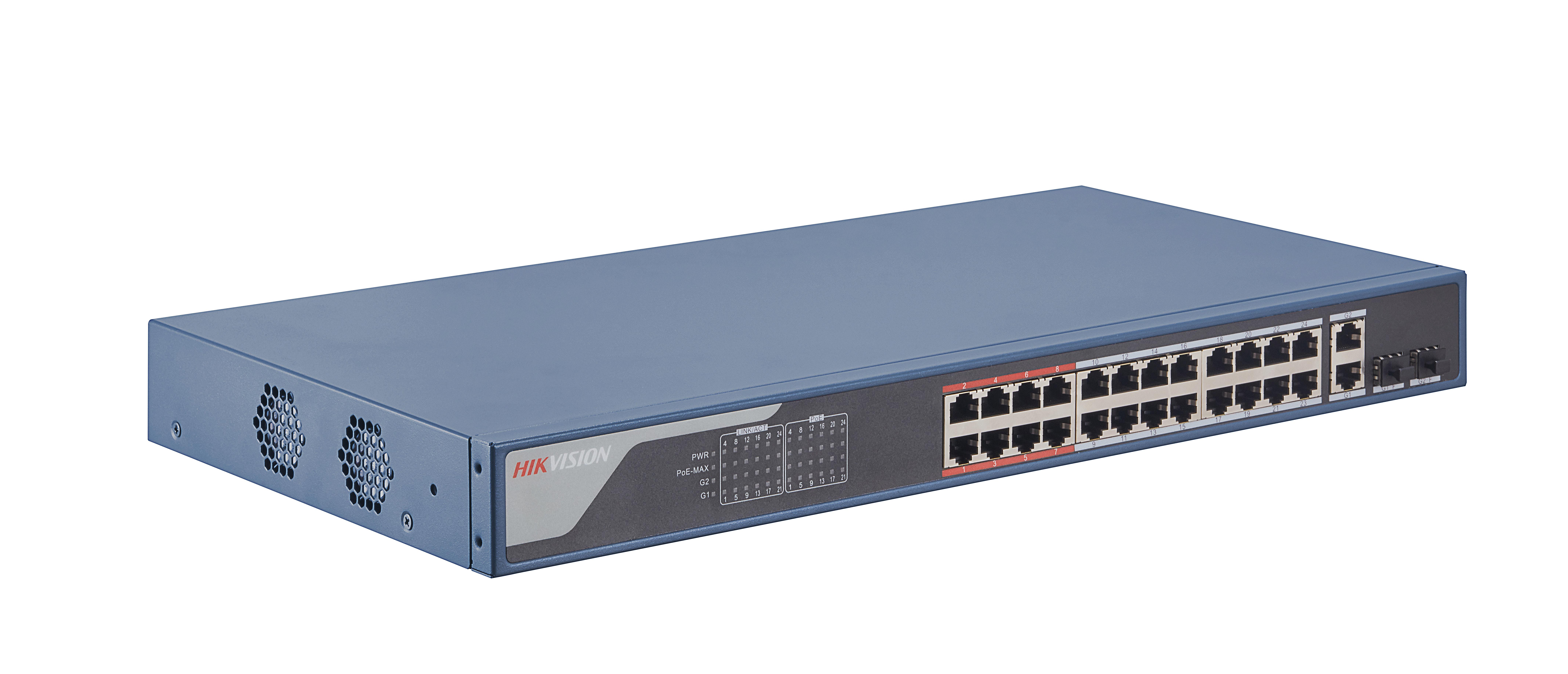 HIKVISION ITALY SRL - HIK301802305 DS-3E1326P-EI : SMART MANAGED POE 10/100 + UPLINK GIGABIT COMBO