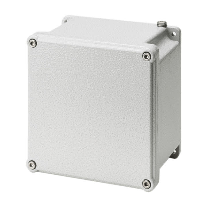 COSMEC - CSM65312 Scatola di derivazione in alluminio verniciato, dimensioni esterne 147 x 147 x 100 mm, IP66