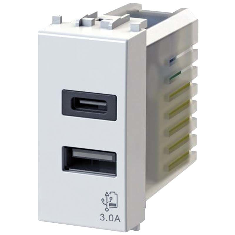 ELCART DISTRIBUTION ERT130036500 PRESA USB 3.0A COMP.VIMAR PLANA