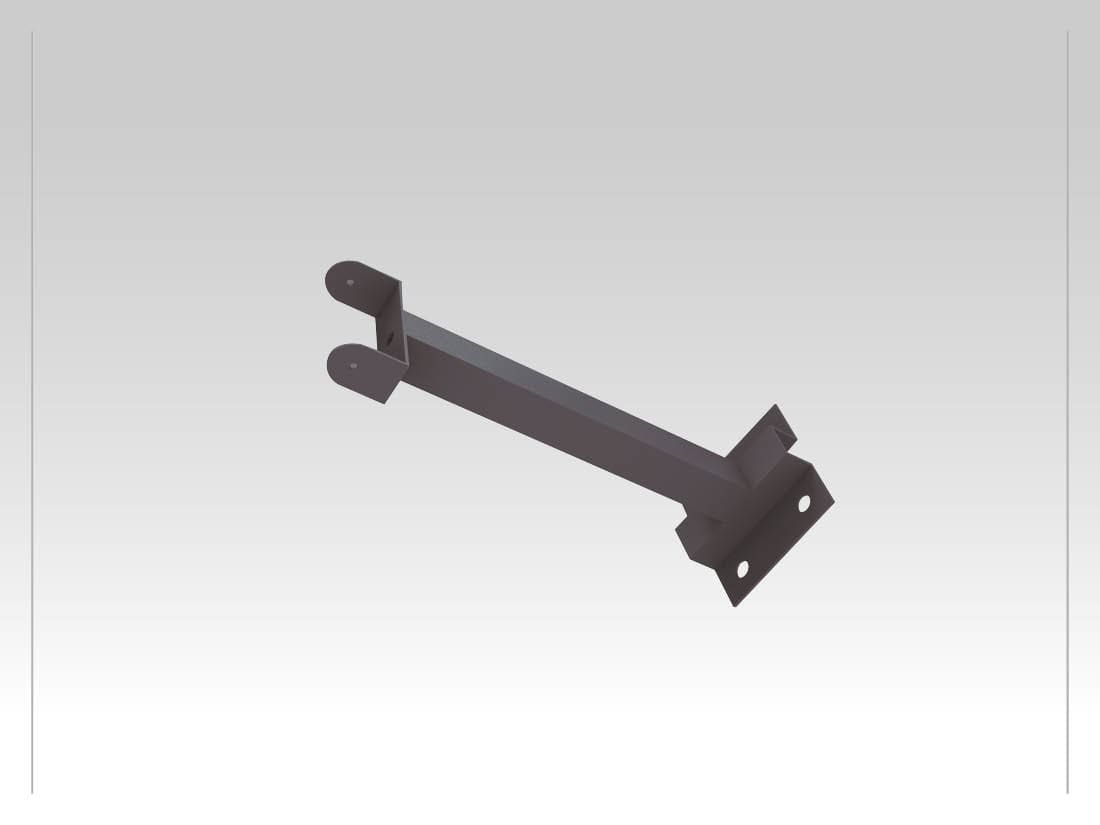 TEC-MAR SRL - TCMACC078 SBRACCIO L50CM X FISSAGGIO A MURO ANTRAC