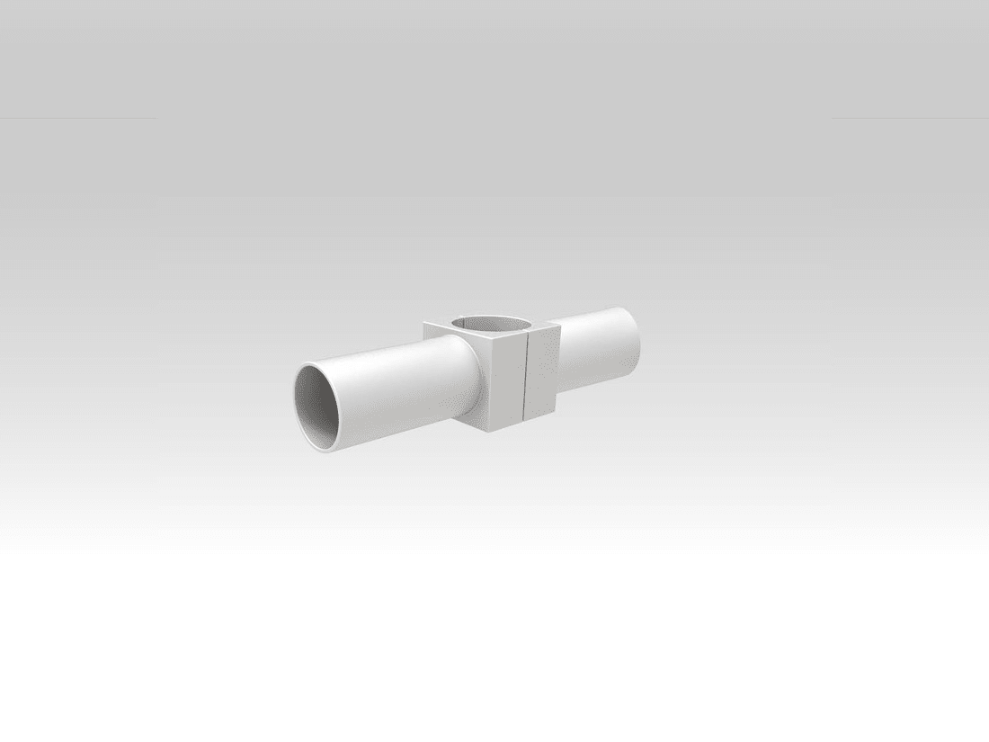 TEC-MAR SRL - TCMACC244 ATT 1/2 PALO DOPPIO X ARM. STRAD. SILVER