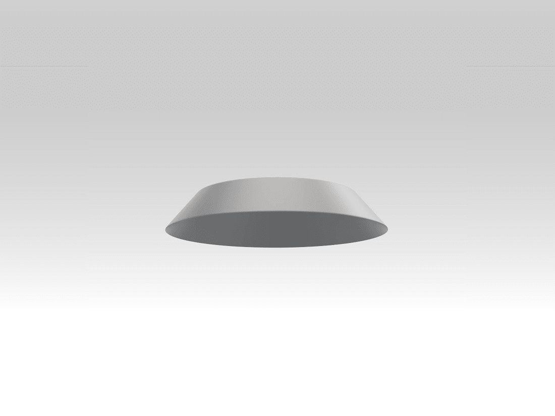 TEC-MAR SRL TCMACC249 SCHERMO DIFFUSORE COLORE SILVER
