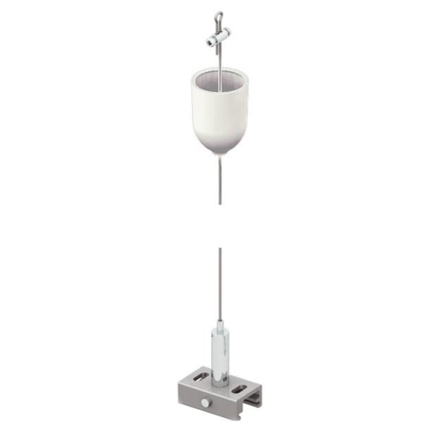 LINEA LIGHT (ILED) ILD81007 SOSP.L.5MT ROS.BIANCO CON TEND.AUTO