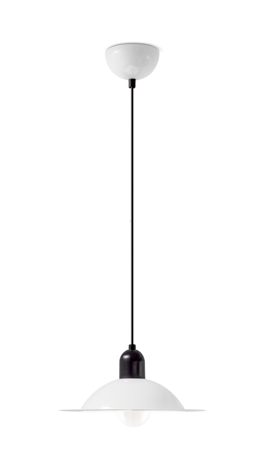 LINEA LIGHT-STILNOVO SNV8983 LAMPIATTA SOSP.(S)E27 7W BIANCO