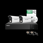 COMELIT GROUP SPA - COEAHKIT004N05A KIT AHD AHDVR004N05A, 2X AHBCAMS05FB, AC