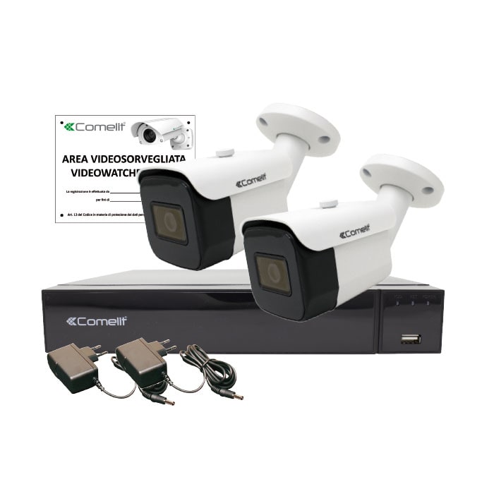 COMELIT GROUP SPA COEAHKIT004S08A AHDVR004S08A-2X AHBCAMS08FA?2X 43082-ACC