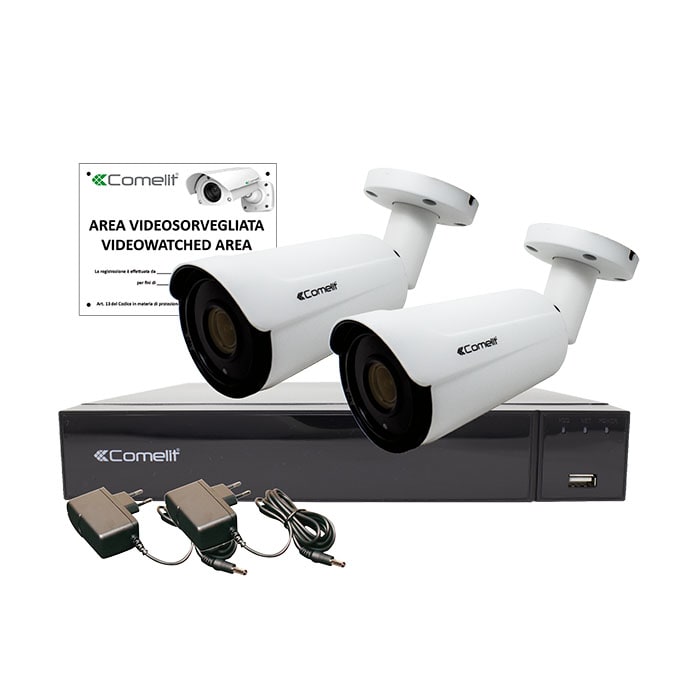 COMELIT GROUP SPA COEAHKIT008S02A AHDVR008S02A?2X AHBCAMS02ZA?2X 43082-ACC