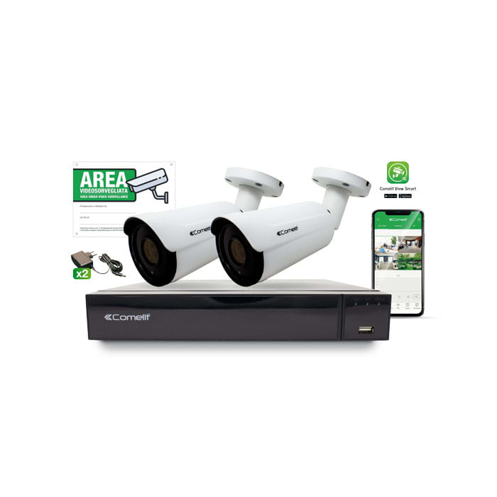 COMELIT GROUP SPA COEAHKIT008S05A KIT AHD SERIE SMART 5MP, 8CH