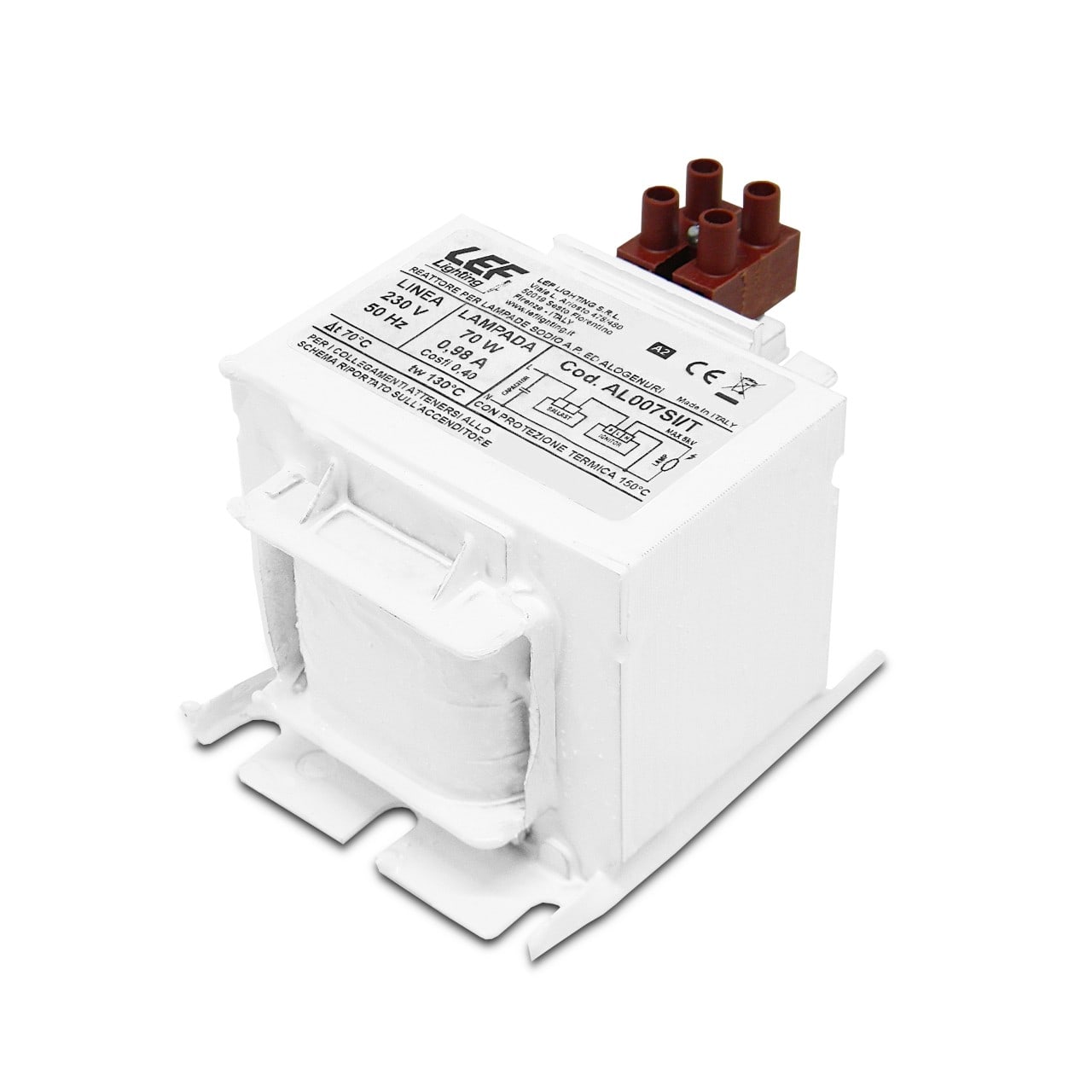 LEF LIGHTING SRL LEFAL007SI/T ALIM.X LAMP. A SC. 70W S/MH + TERM. 1,0A