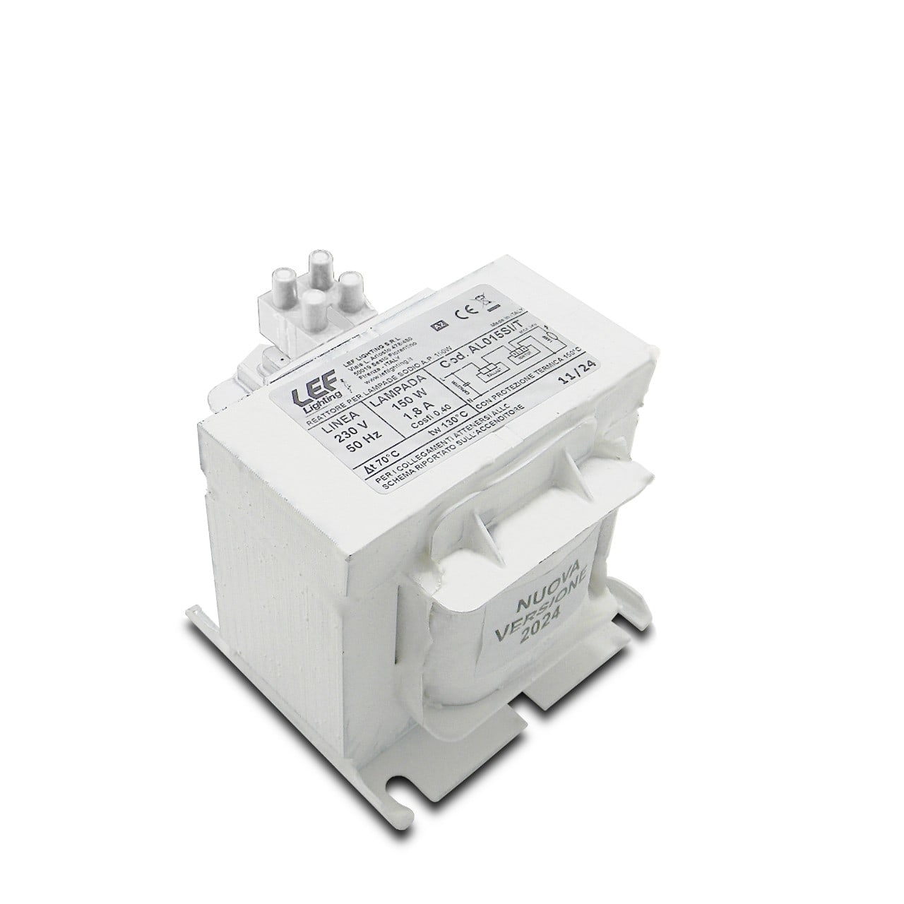 LEF LIGHTING SRL LEFAL015SI/T ALIM.X LAMP.A SC. 150W S/MH + TERM. 1,8A