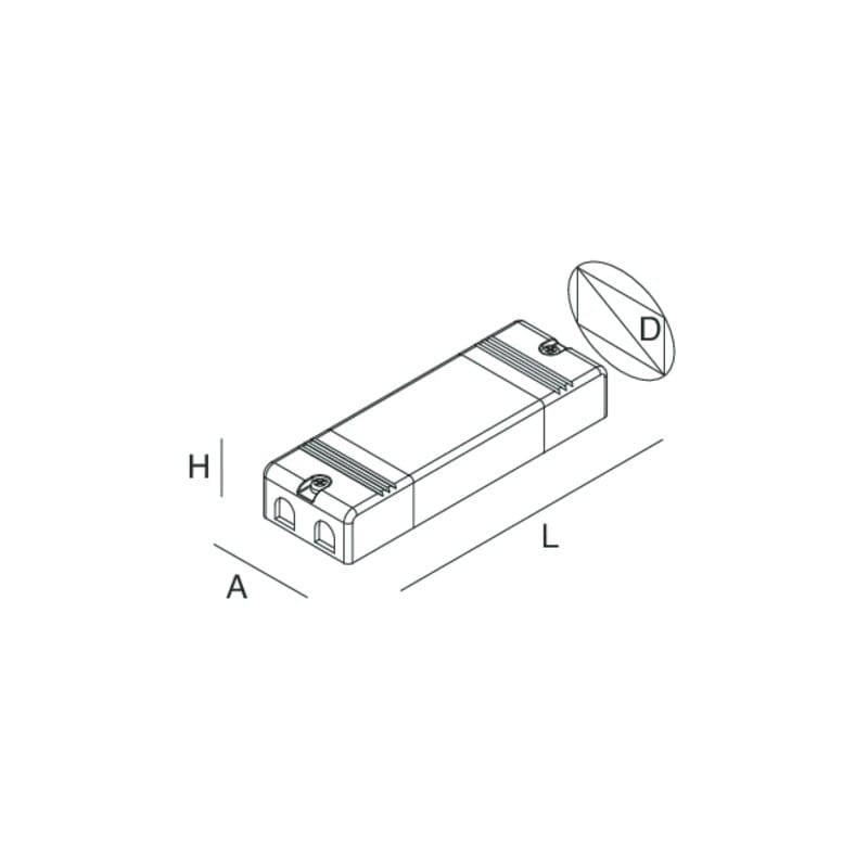 NOVALUX SPA NOX101377.99 ALIM. LED 8W 220MA/30-42V