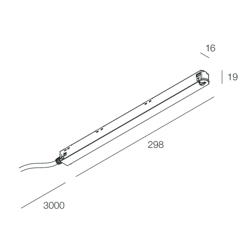NOVALUX SPA - NOX101341.02 ALIMENTATORE ELETTRONICO STABILIZZATO 48V 220-240V 50/60 Hz CAVO 300CM