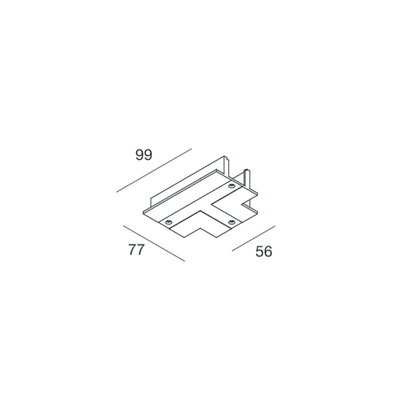 NOVALUX SPA NOX106732.01 ALL-TRACK: COVER CONNETTORE T BIA