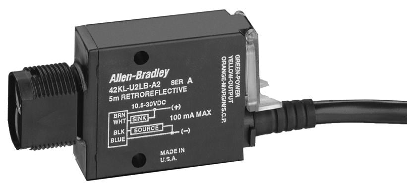 ROCKWELL AUTOMATION - RCK42KL-W1LB-F4 MINISIGHT PHOTOELECTRIC SENSOR