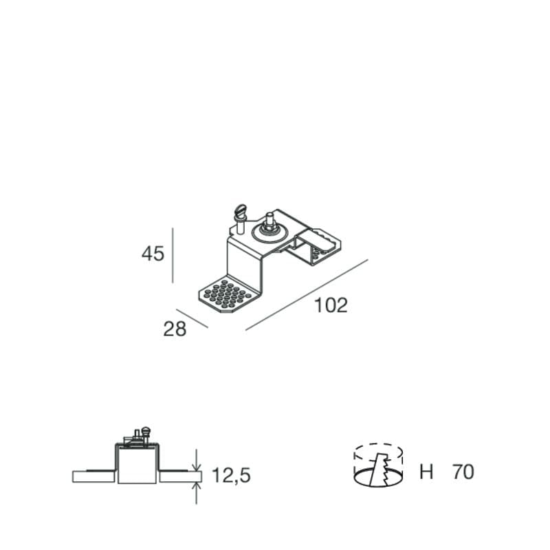NOVALUX SPA - NOX109808.99 KIT INCASSO N?9 staffe per versione 1440.