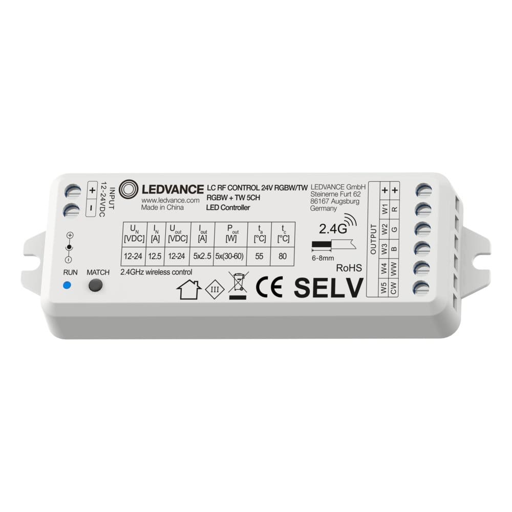 LEDVANCE LDVCONTROLRGBWTW LC RF CONTROL 24V RGBW/TW FS1 LEDV