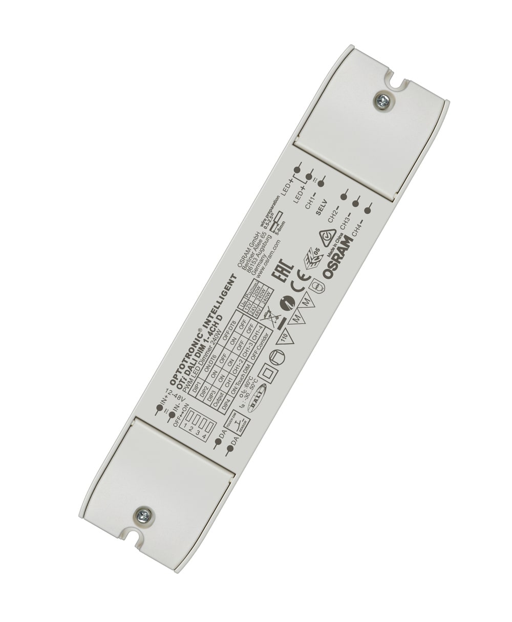 LEDVANCE - LDVOTIDALIDIM14CHD CV Dimmers with DALI 1-4CH D