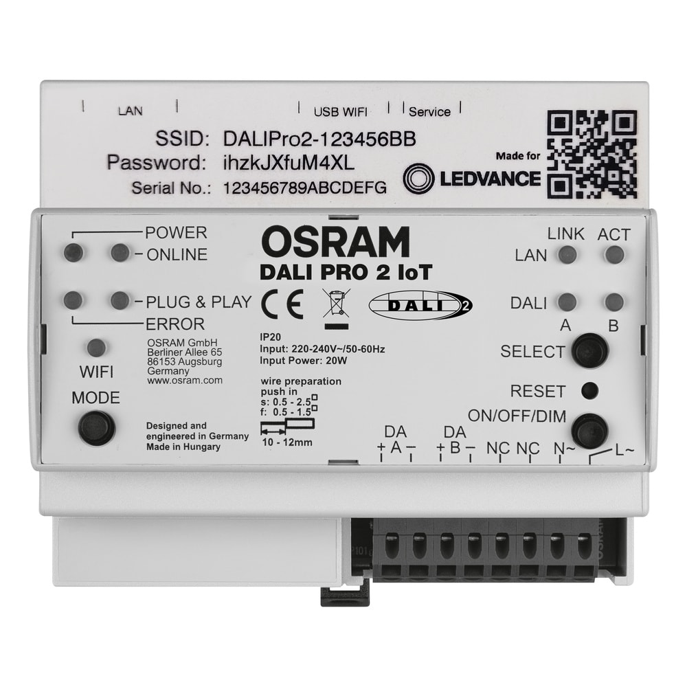 LEDVANCE LDVDALIPRO2IOTG2 DALI PRO 2 IOT FS1 LDVV OSRAM