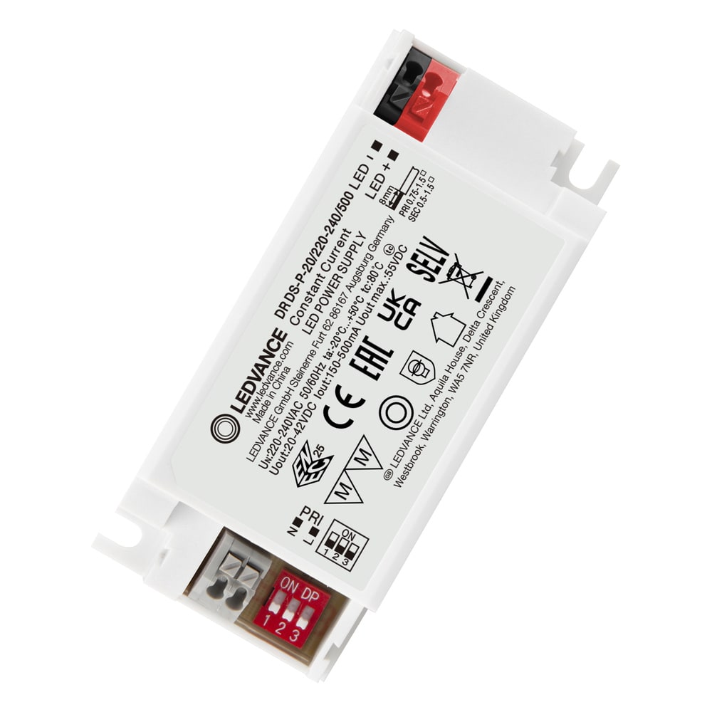 LEDVANCE LDVDRDSP20500 LED DRIVER DIP-SWITCH