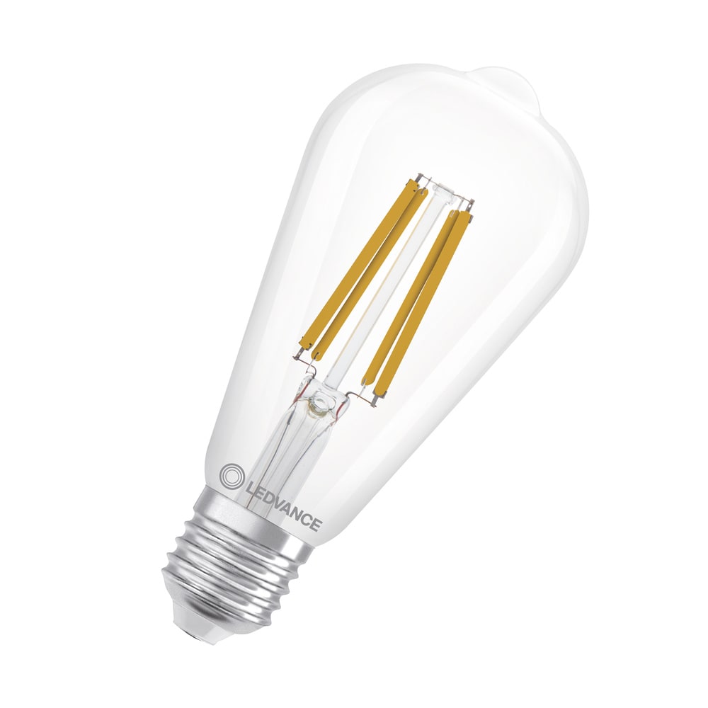 LEDVANCE - LDVSCE60830CEA1 LED CLASSIC EDISON ENERGY EFFICIENCY A S 3.8W 830 Clear E27