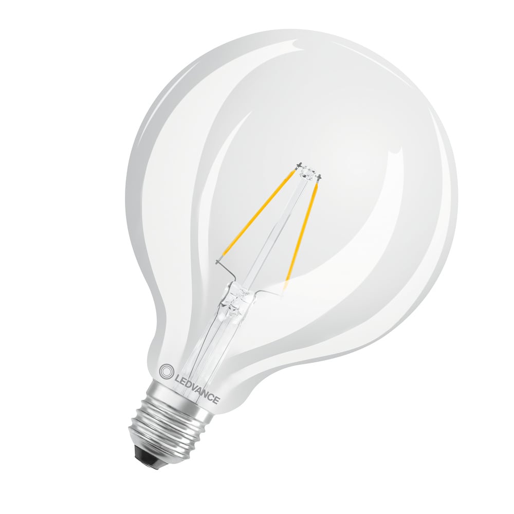 LEDVANCE LDVPCG12525827C1 LED G12525 2.5W 827 FILCL E27 P LEDV