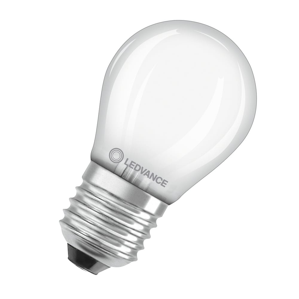 LEDVANCE - LDVSCP25840SE1EA2 LED CLASSIC P ENERGY EFFICIENCY A S 1.2W 840 Frosted E27