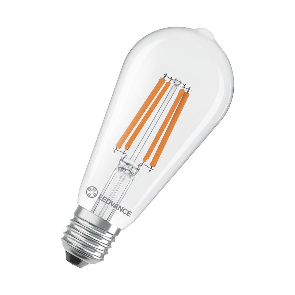 LEDVANCE - LDVSCE60827CEA2 LED CLASSIC EDISON ENERGY EFFICIENCY A S 3.8W 827 Clear E27