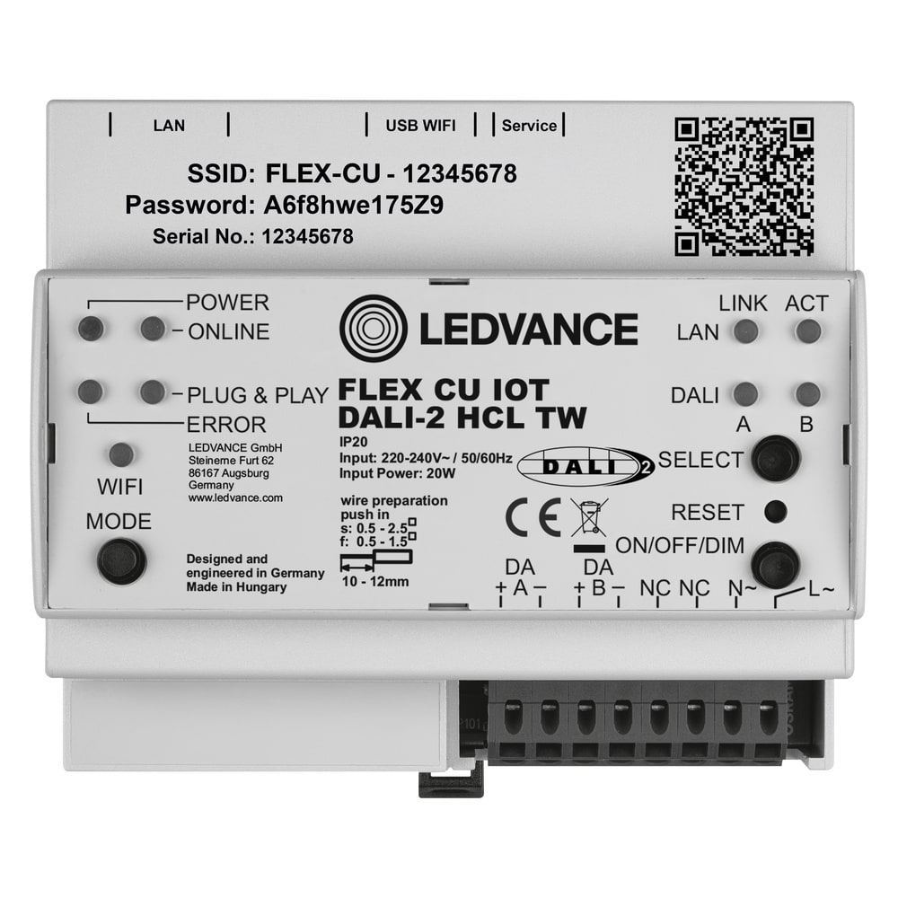 LEDVANCE LDVFLXCUIOTDA FLEX CU IOT DALI-2 HCL TW LEDV