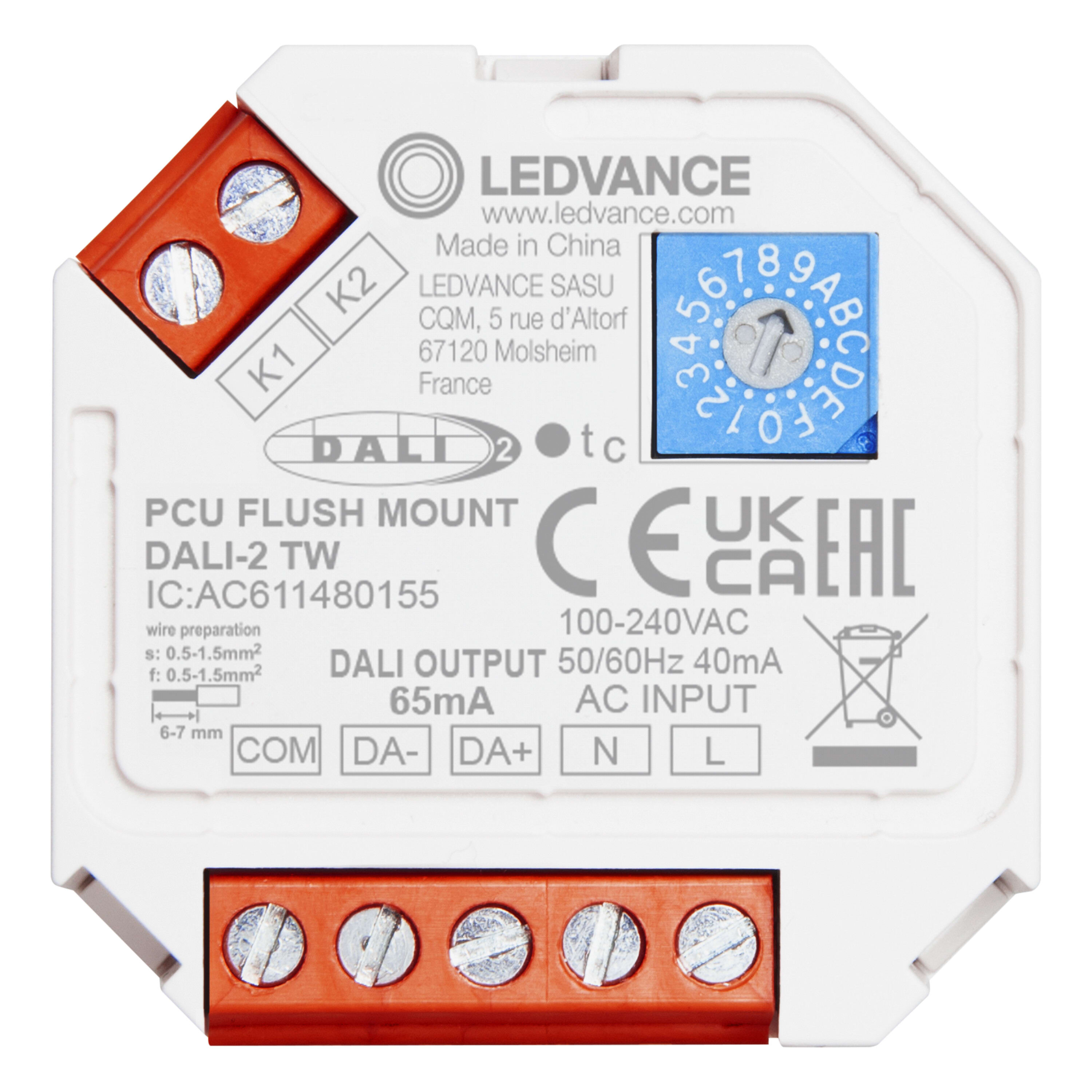 LEDVANCE LDVPCUFLMOUNTDA PCU FLUSH MOUNT DALI-2 TW LEDV