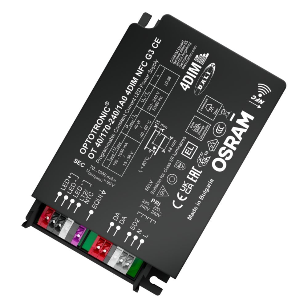 LEDVANCE LDVOT401A04DIMNFC OT 40/170-240/1A0 4DIM NFC G3CEUNV1OSRAM