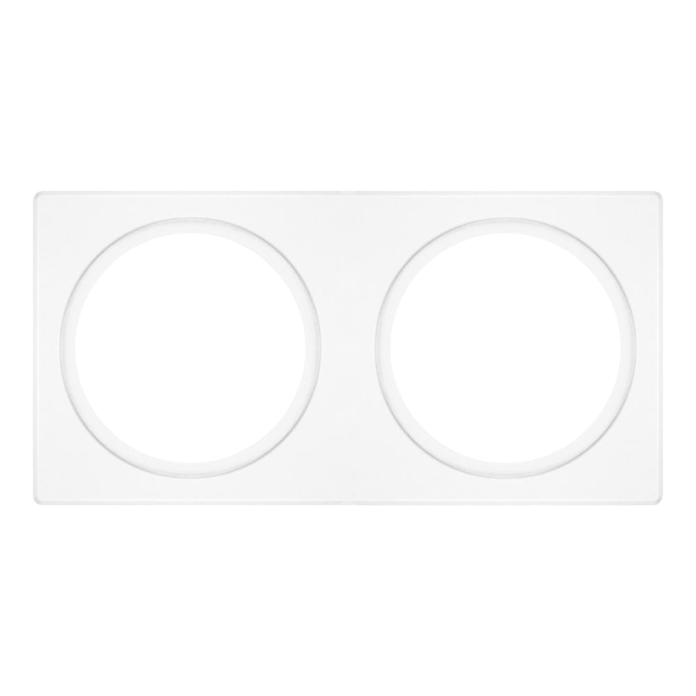 LEDVANCE LDVSPFRSQ2XW SPOT FRAME 100X200 2X D68 WT LEDV