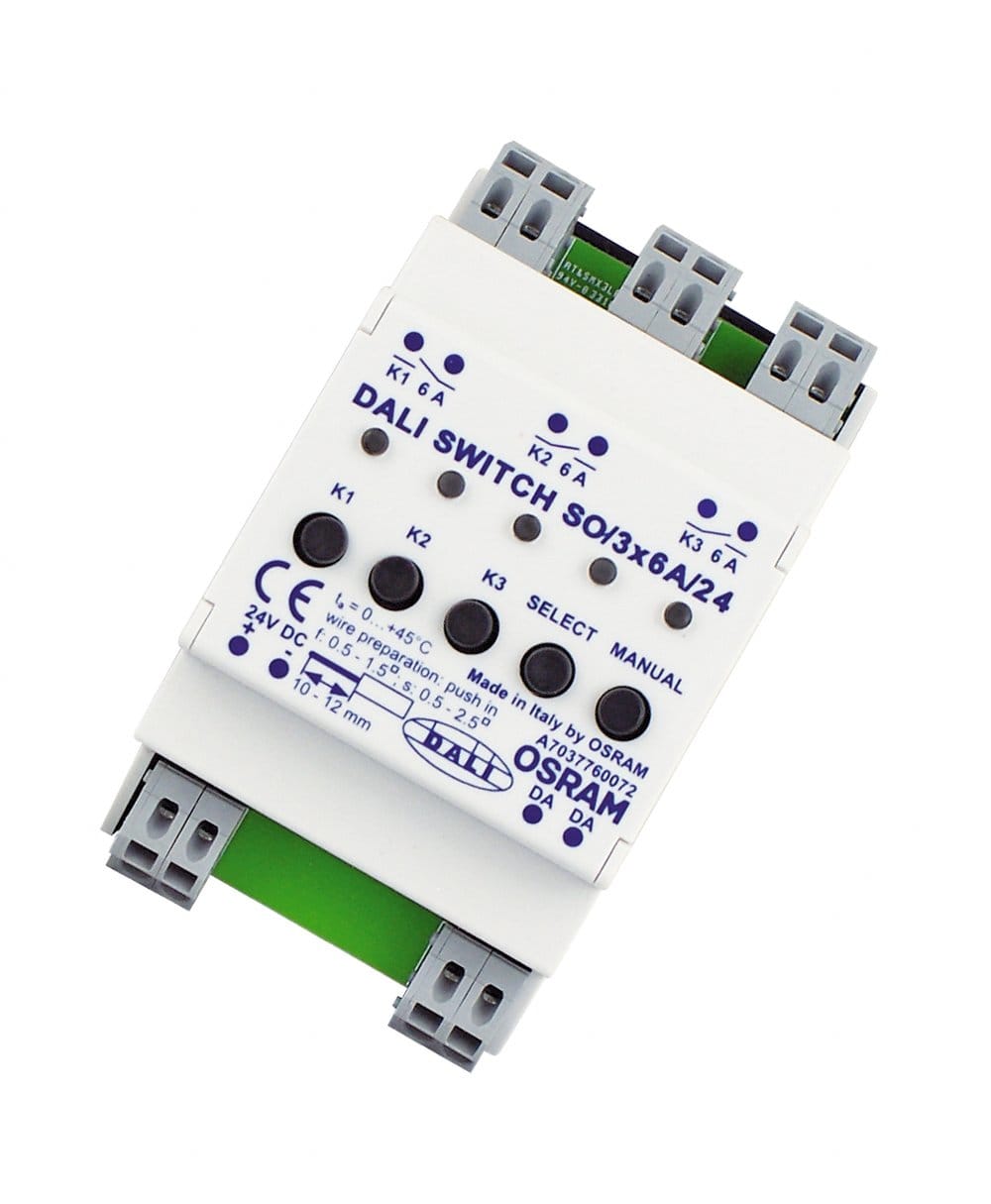 LEDVANCE LDVDALISWITCH DALI SWITCH SO 3X6A FS1 OSRAM
