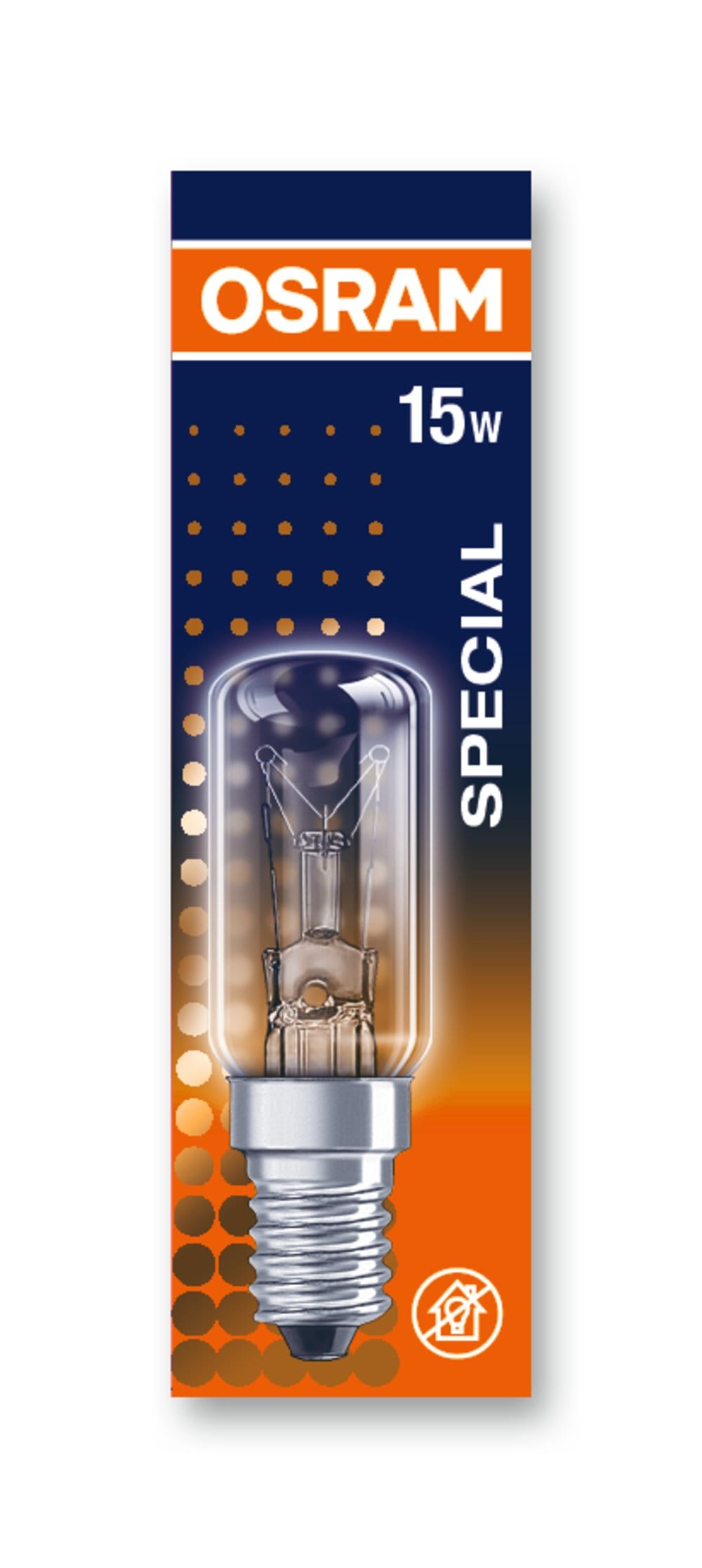 LEDVANCE LDVTUFRIGOEBLI2 SPECIAL. CL 15W 230V E14 FS1 OSRAM
