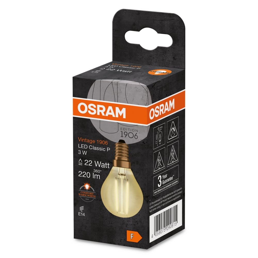 LEDVANCE LDVLED290815 1906LEDCLP222,5W/824230VFILGDE14FS1OSRAM