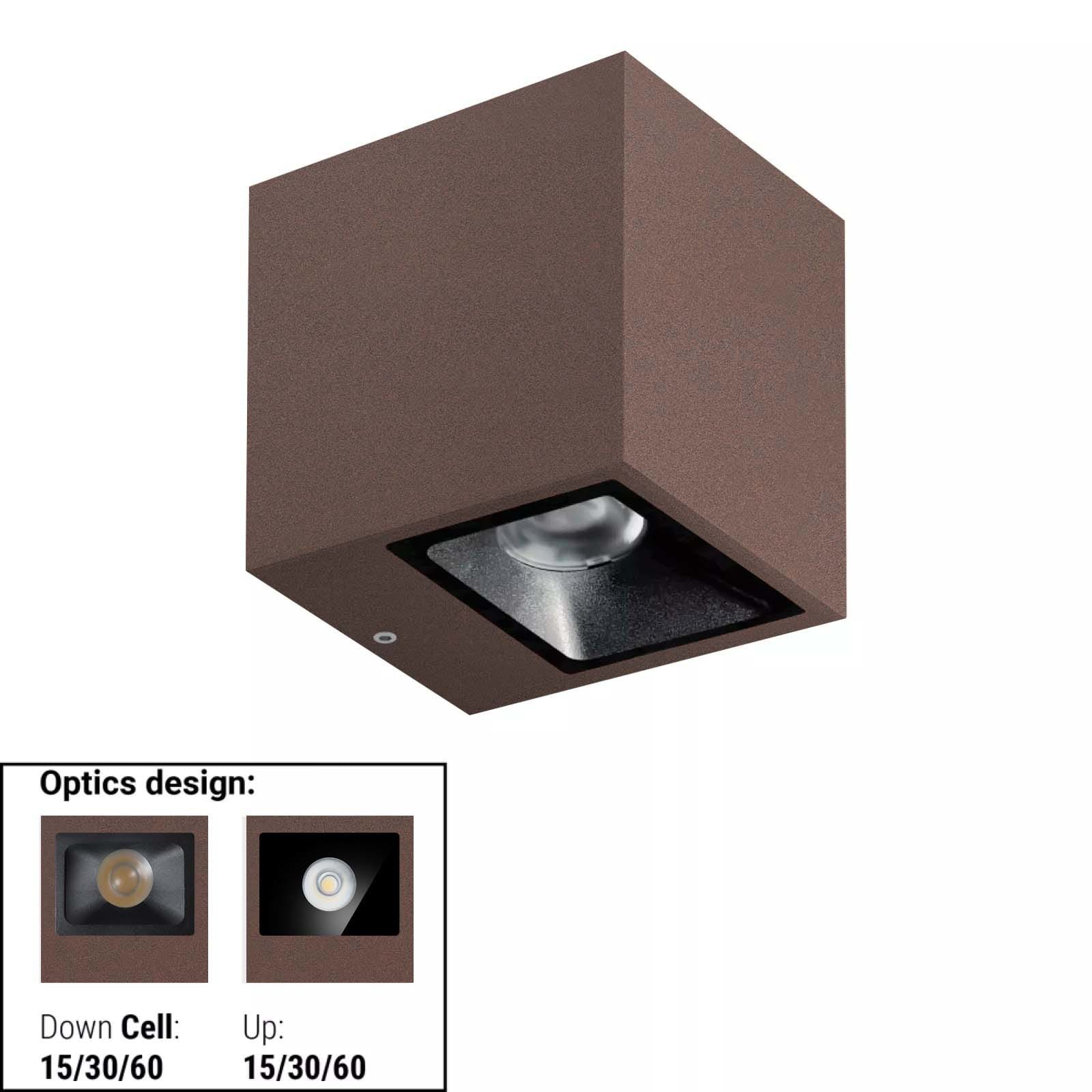 LINEA LIGHT (ILED) - ILD76354W15 CUBIT 7 2L BI-EM 21,2WAC ON/OFF CT