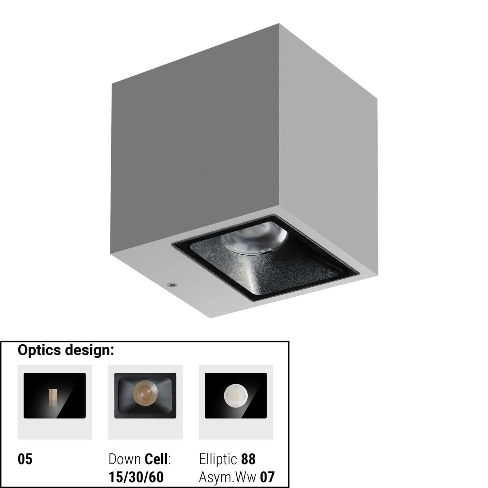 LINEA LIGHT (ILED) ILD76323W30 CUBIT 1 1L MONO 11WAC ON/OFF GG