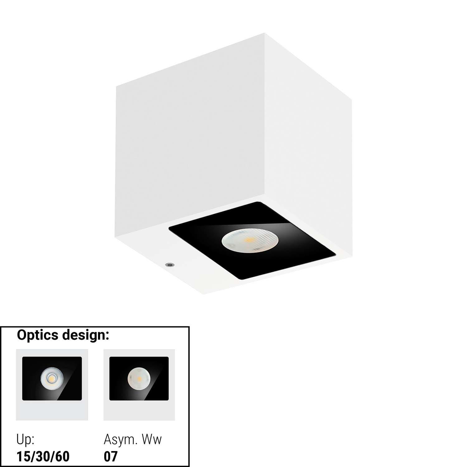 LINEA LIGHT (ILED) ILD77490W30 CUBIT 48 2L BI-EM 15,5WAC ON/OFF BG