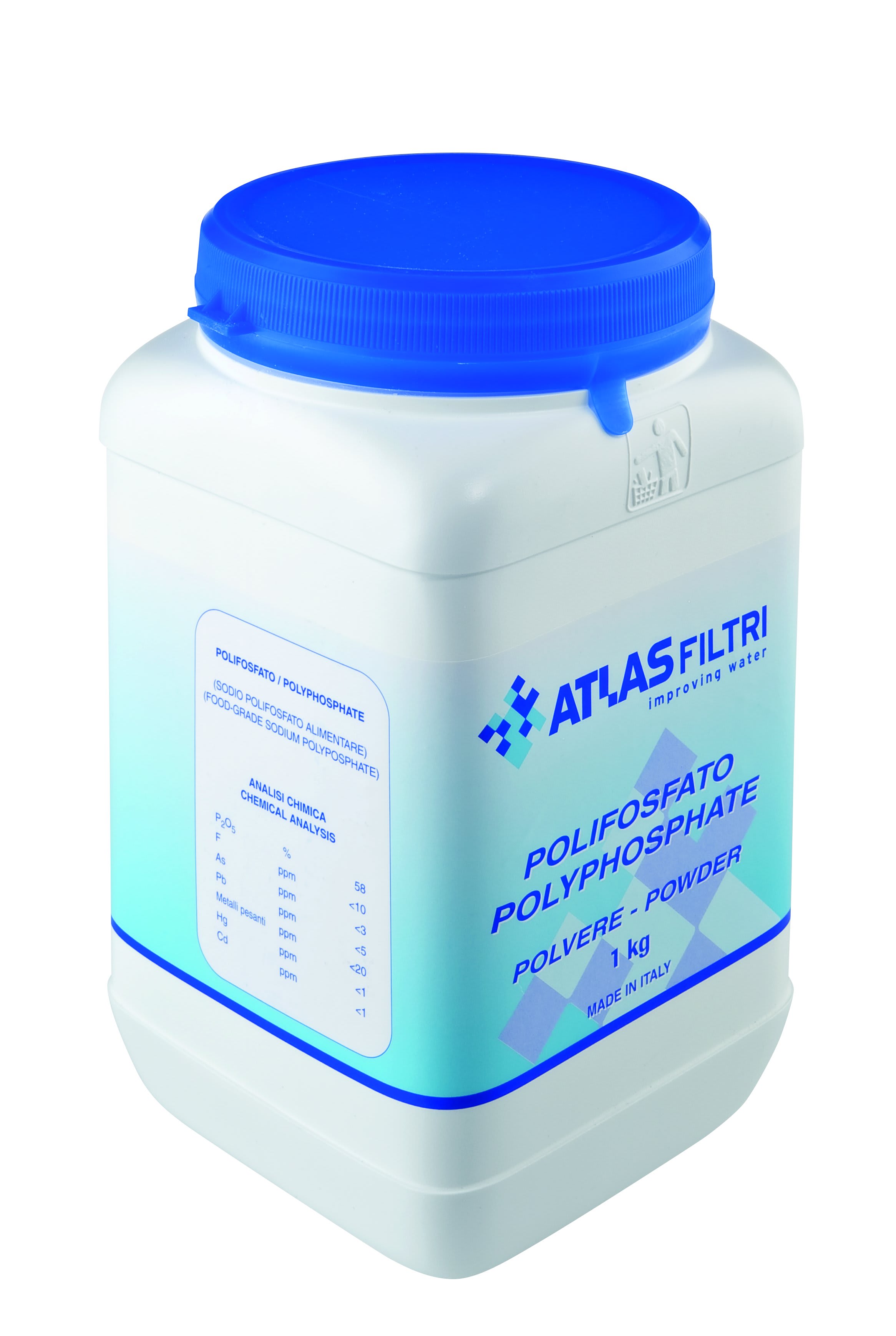 ATLAS FILTRI ITALIA - AT1RE8020002 POLIFOSFATO POLVERE 1 KG